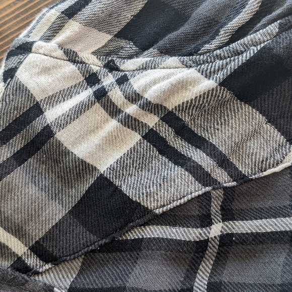 Rails black and white plaid button-down - Picture 3 of 5